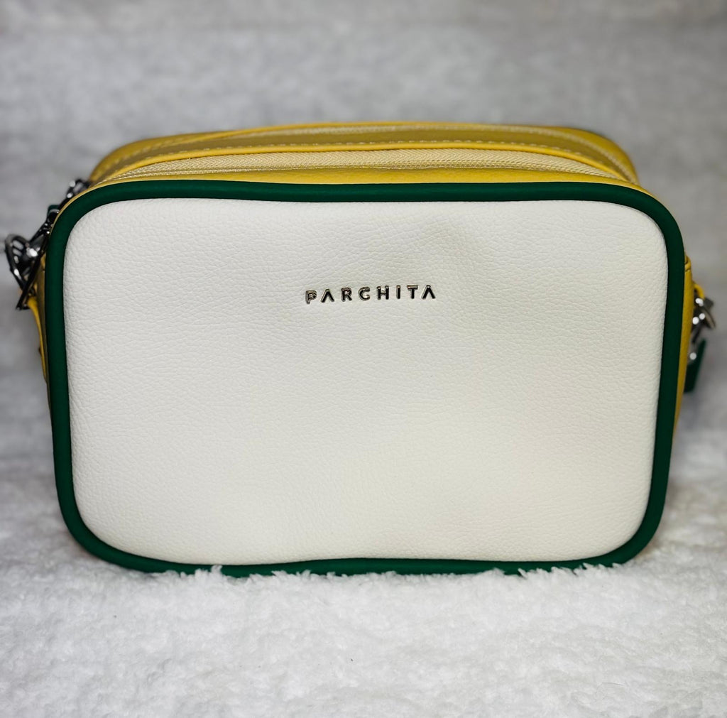 Bandolera verde y amarilla