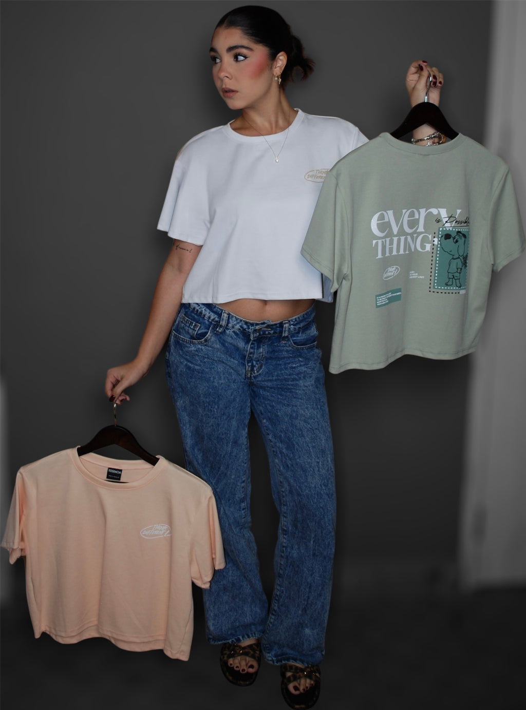 Basic cropped t-shirt