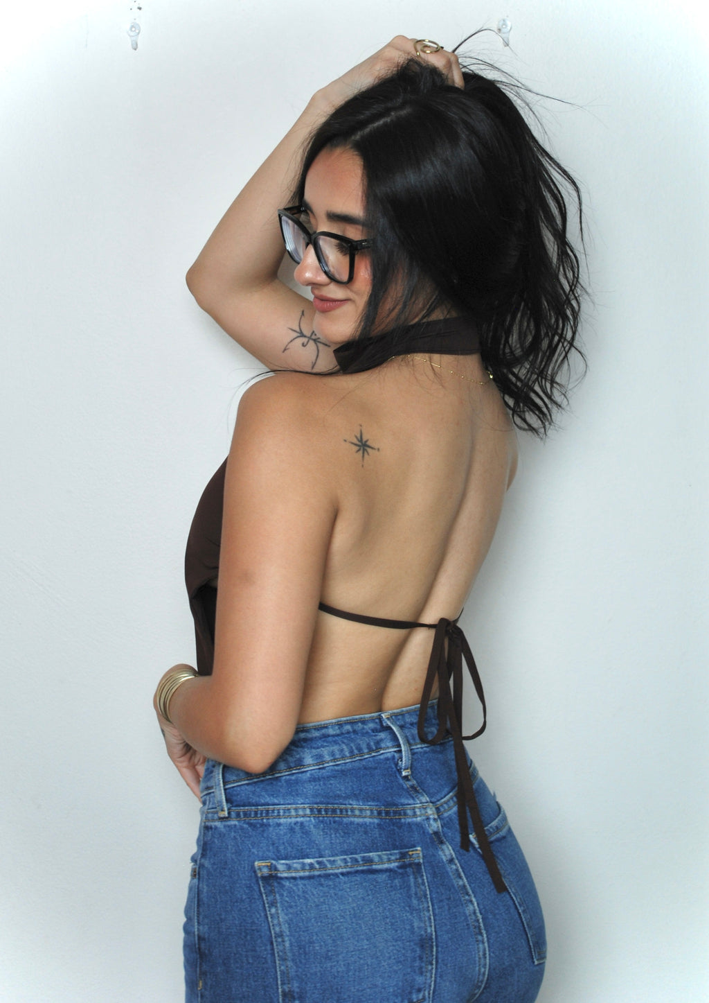 Top Minimal con cuello